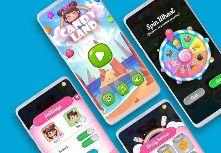 A Candy Land gamification, más néven játékosítás megoldásra egy jó példa.